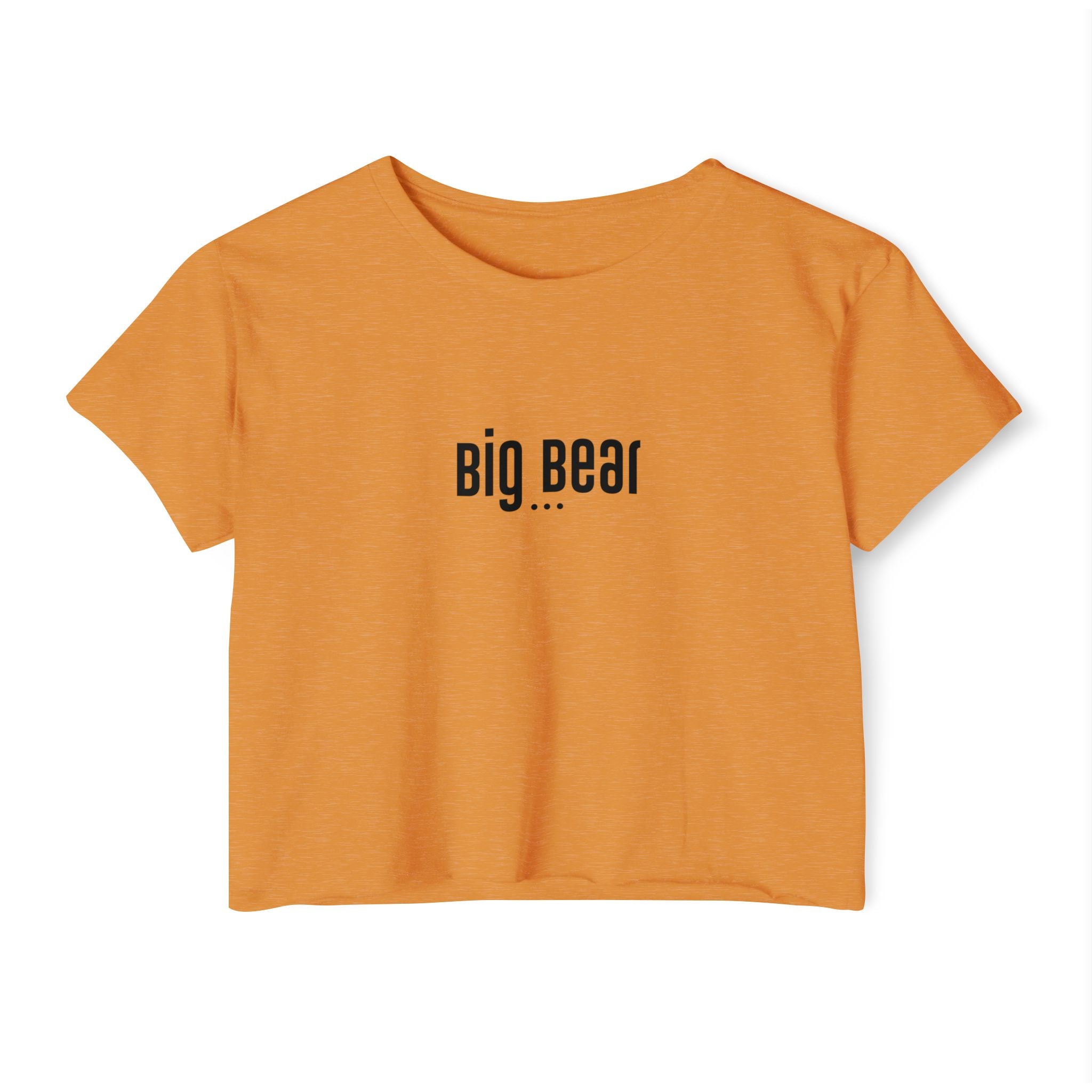 Women's Festival Crop Top - "Big Bear" Graphic Tee