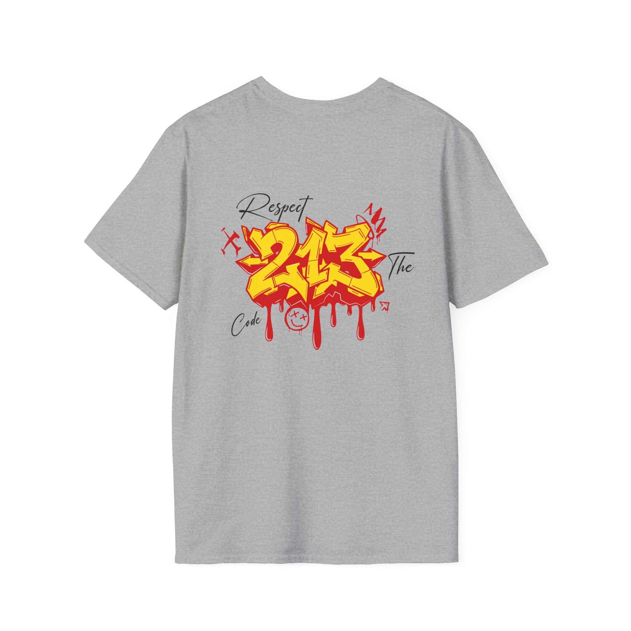 Graffiti 213 Red Respect The Code T-Shirt