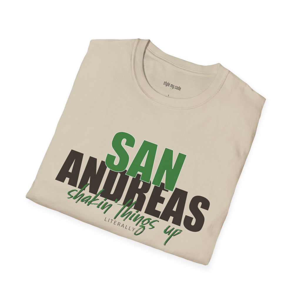 San Andreas Graphic Unisex Softstyle T-Shirt