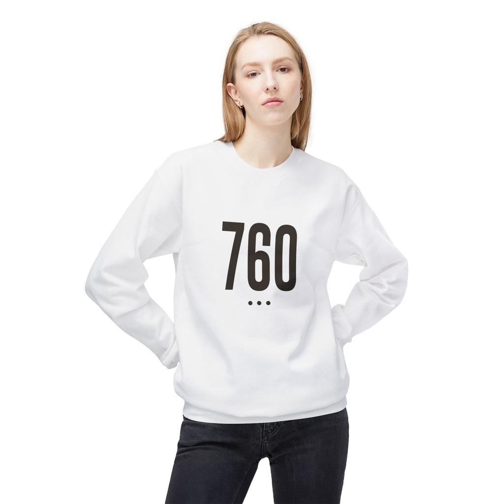 760 Logo Front Unisex Crewneck Sweatshirt