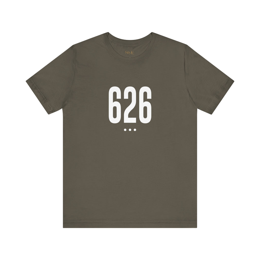 626 White Code Southern California Unisex Tee