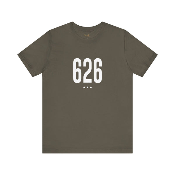 626 White Code Southern California Unisex Tee