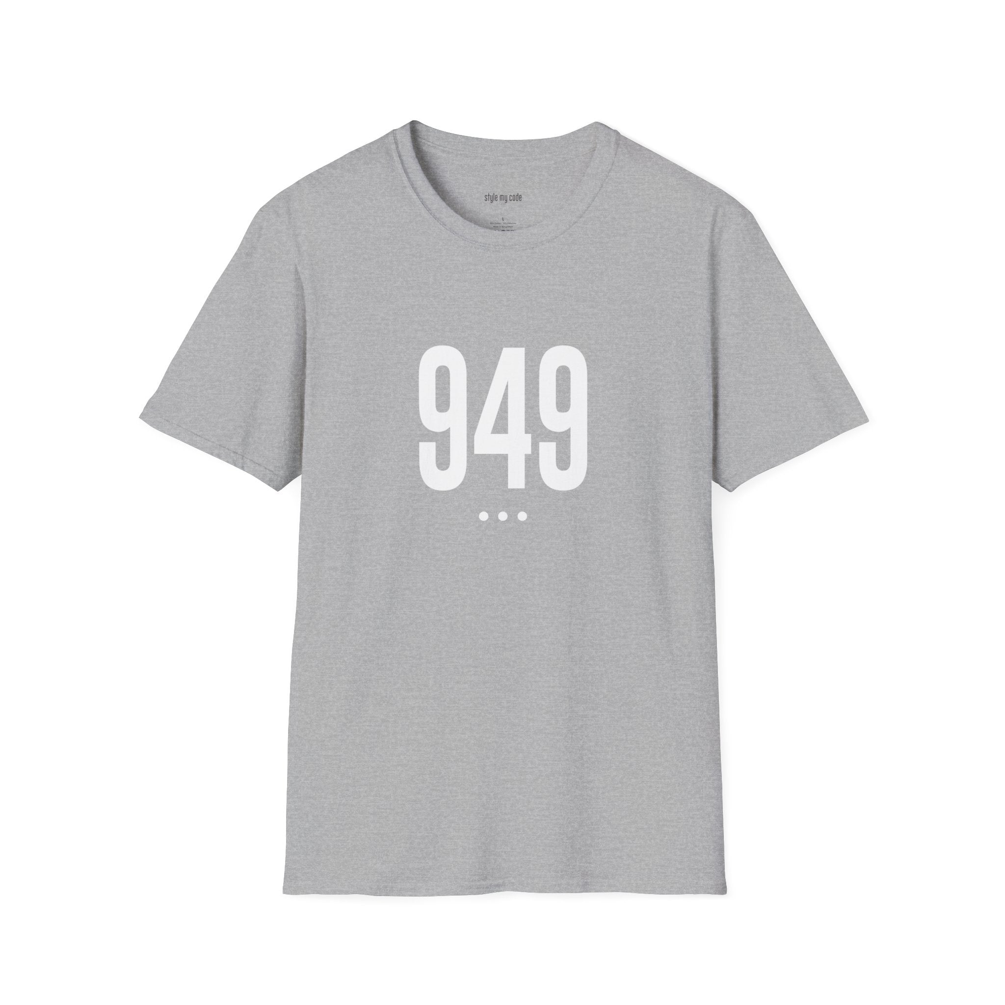 949 White Logo Front Unisex T-Shirt