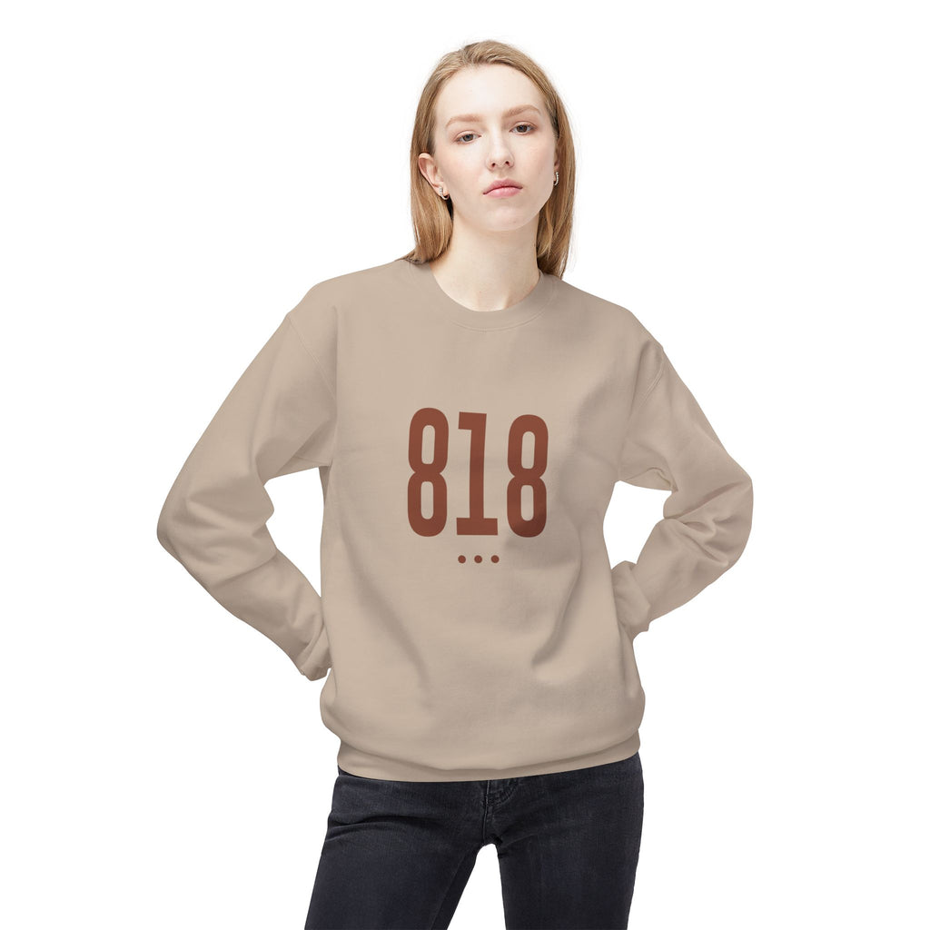 818 Logo Front Crewneck Sweatshirt
