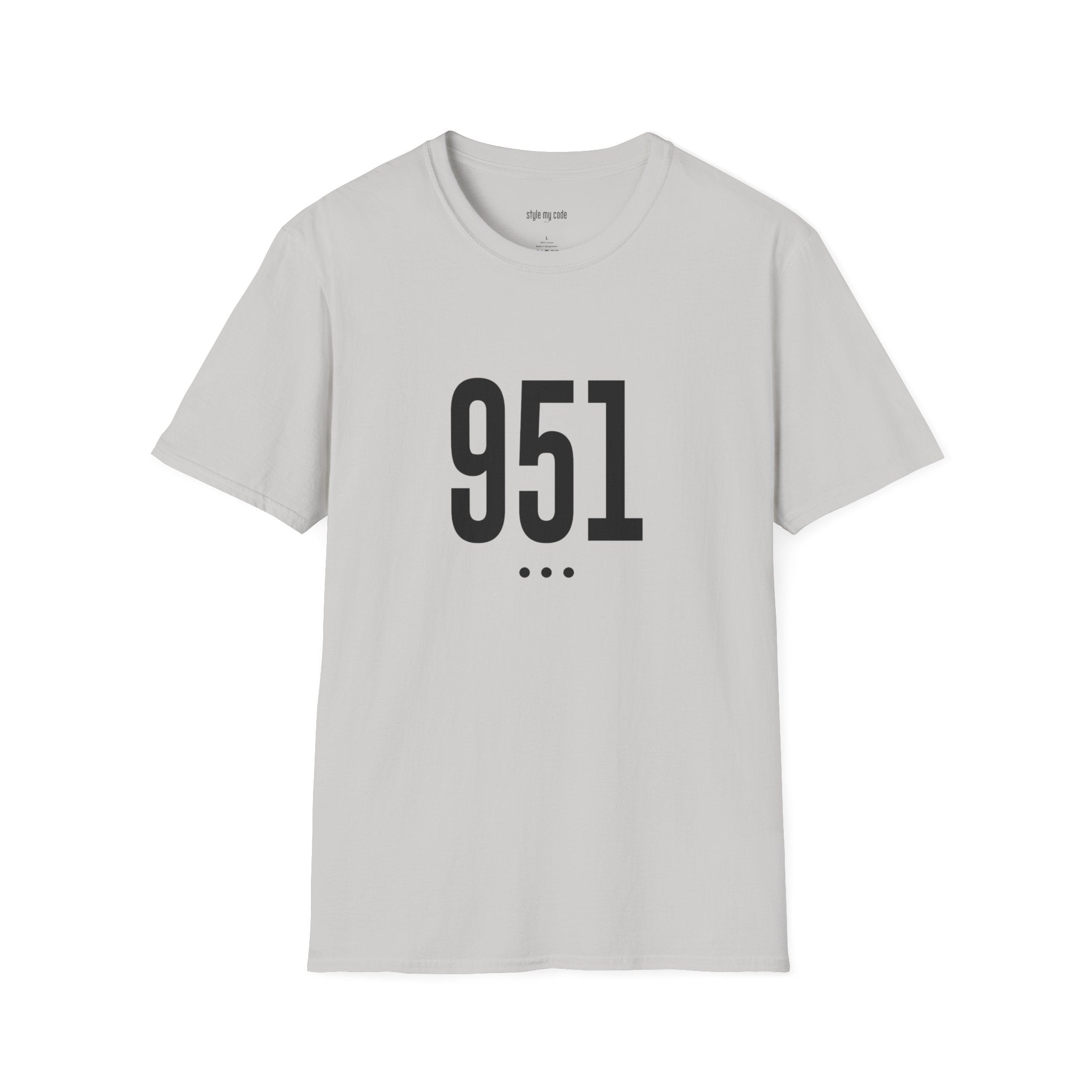 951 Black Logo Front T-Shirt