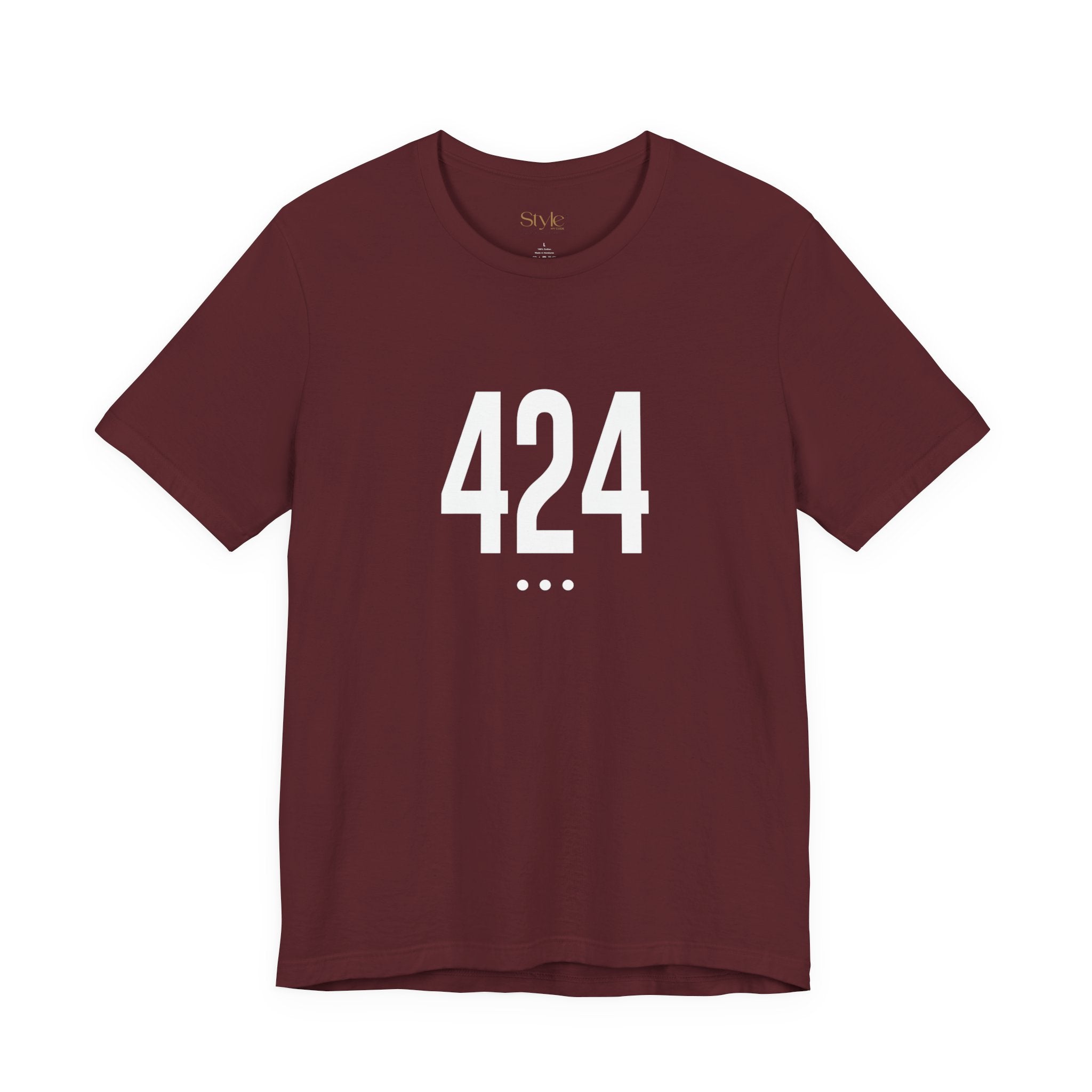 424 White Code Southern California Unisex Tee