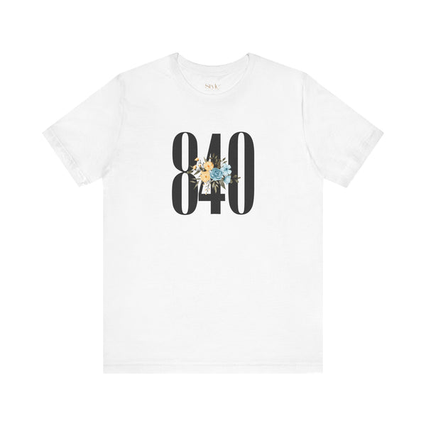 Floral 840 Unisex Tee - Casual, Gift, Birthday, Floral Design, Vintage Style