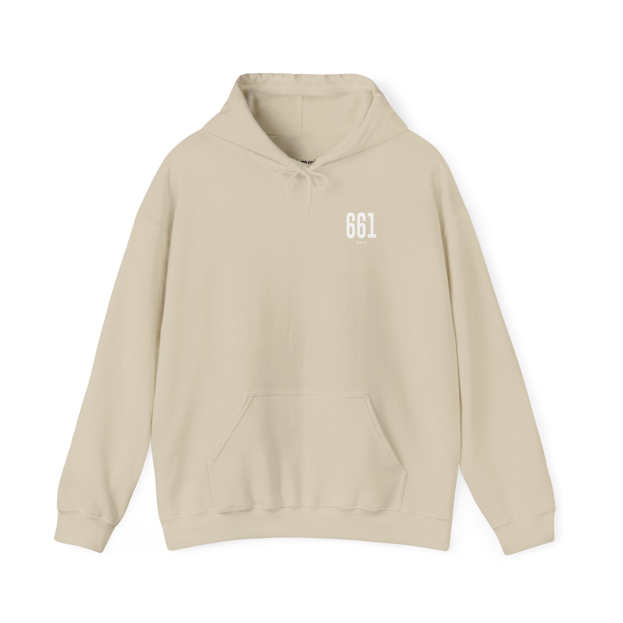 661 White Logo Hoodie
