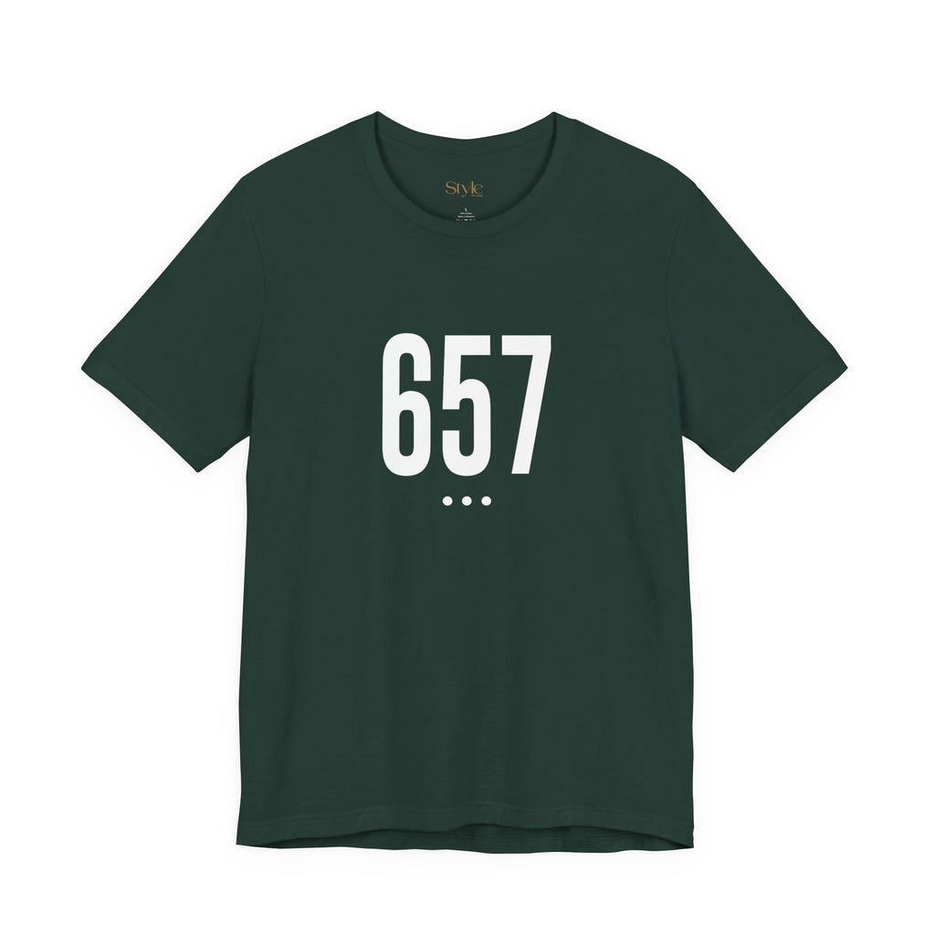 657 White Code Southern California Unisex Tee