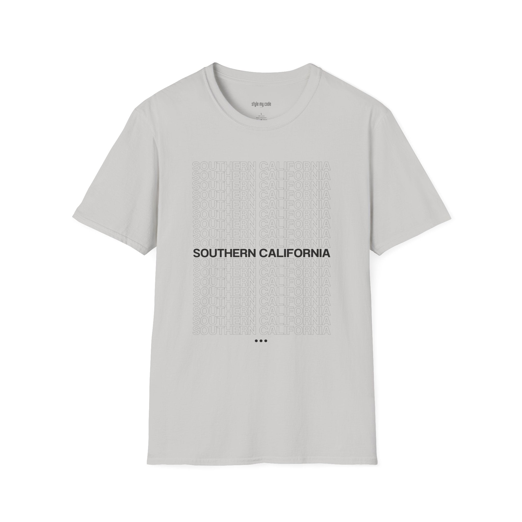 Southern California Unisex Softstyle T-Shirt - Casual Vibe for Everyday Wear