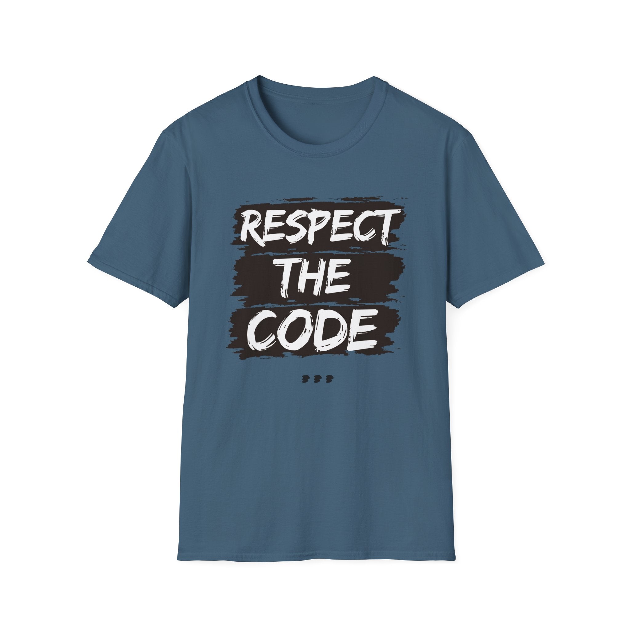Respect the Code Unisex T-Shirt | Comfortable Graphic Tee for Everyday Wear | Perfect Gift for Artists, Creatives & Code Lovers