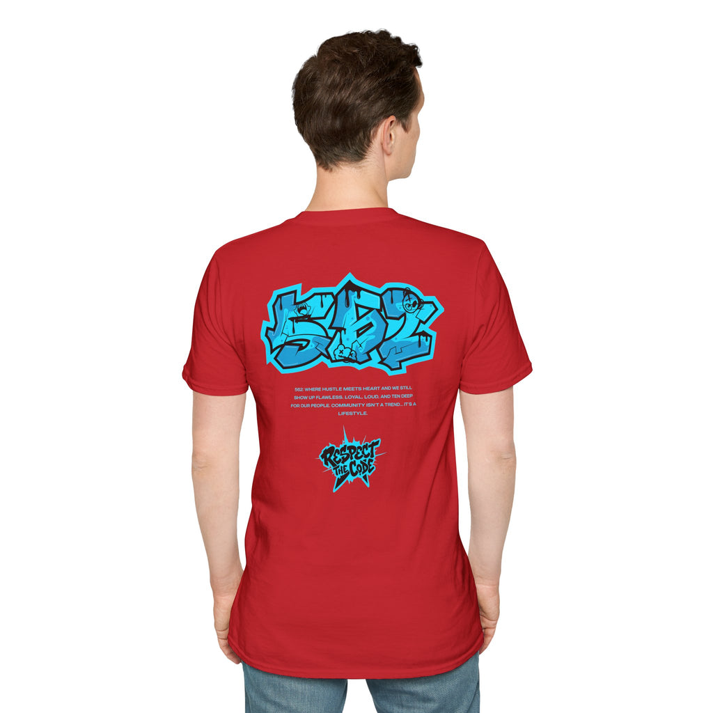 Graffiti Style '562' Streetwear T-Shirt — Urban Skate/Skatepark Tee