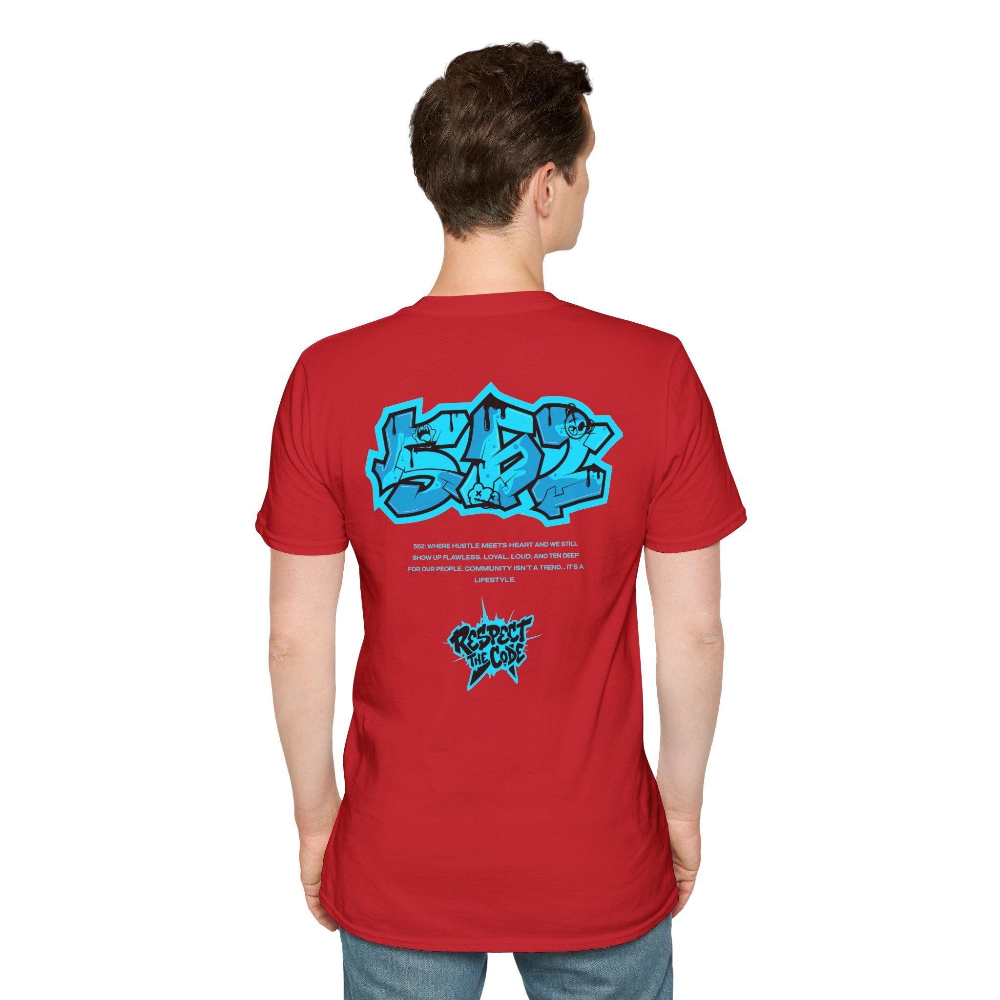 Graffiti Style '562' Streetwear T-Shirt — Urban Skate/Skatepark Tee