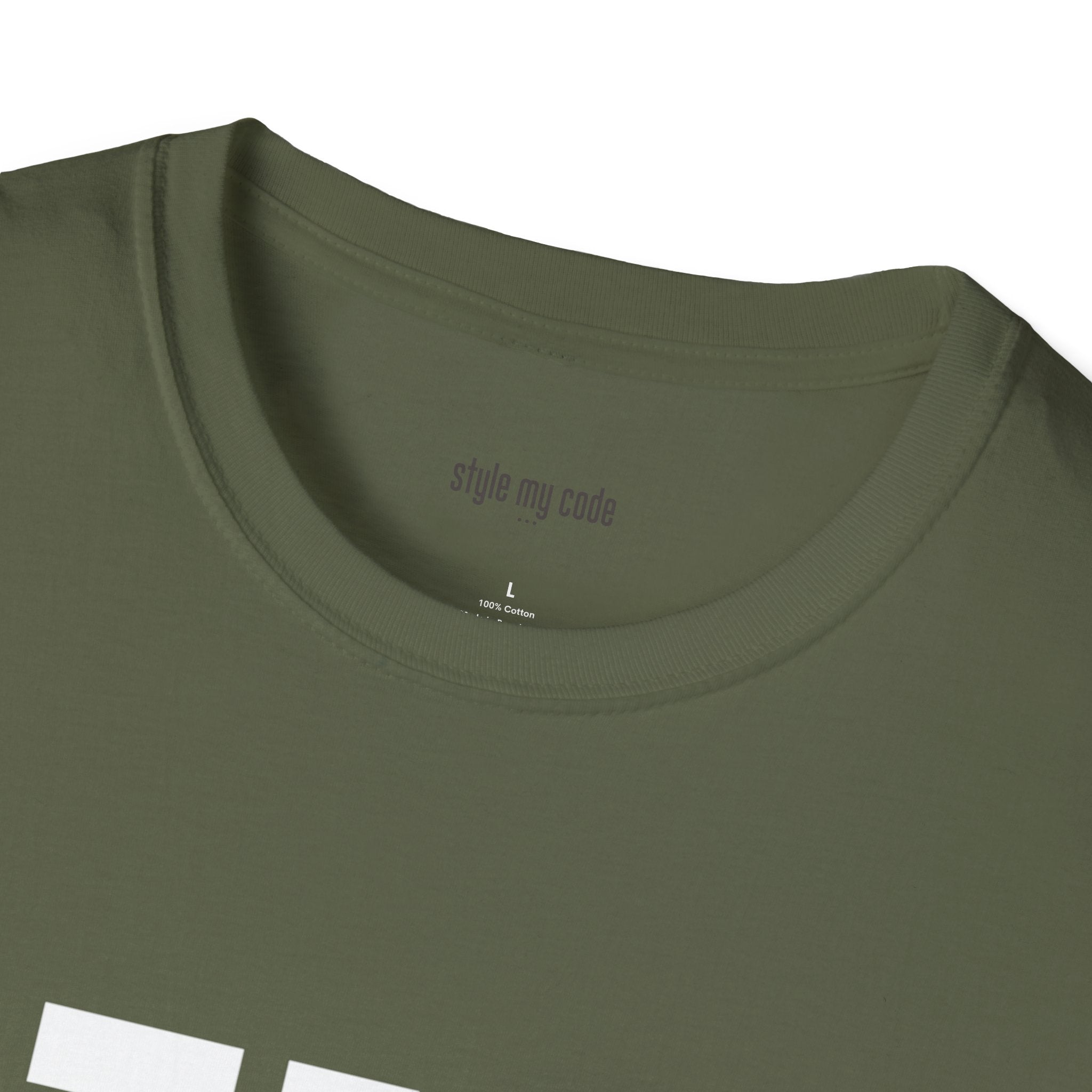 714 White Logo Front T-Shirt