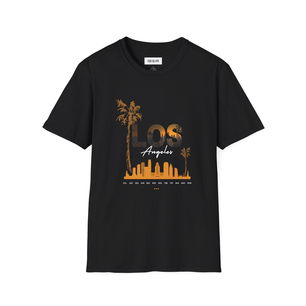 Los Angeles Sunset Unisex Softstyle T-Shirt - Perfect for Travel Lovers
