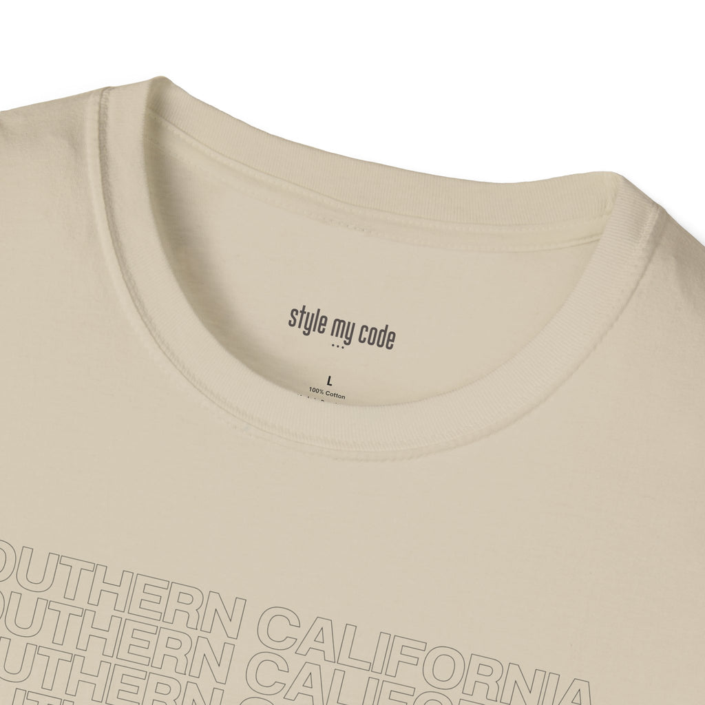 Southern California Unisex Softstyle T-Shirt - Casual Vibe for Everyday Wear