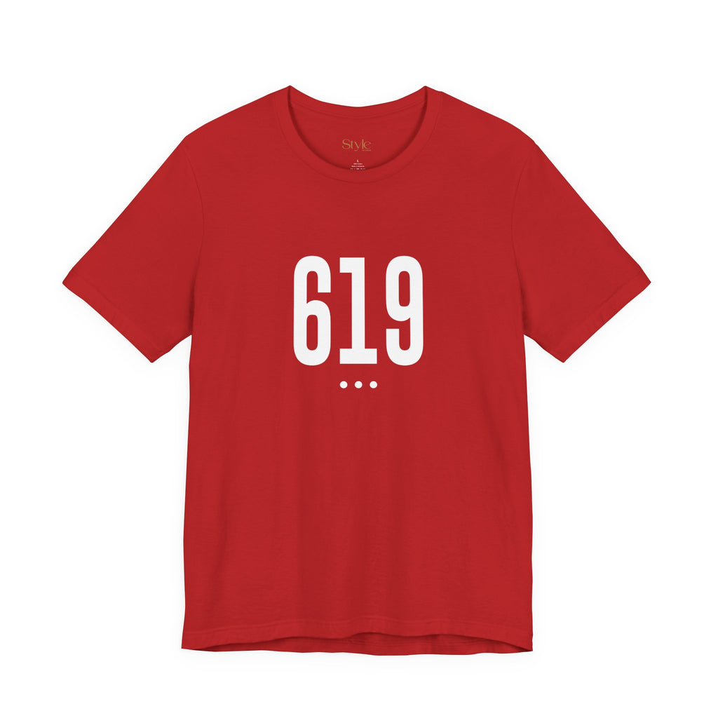 619 White Code Southern California Unisex Tee