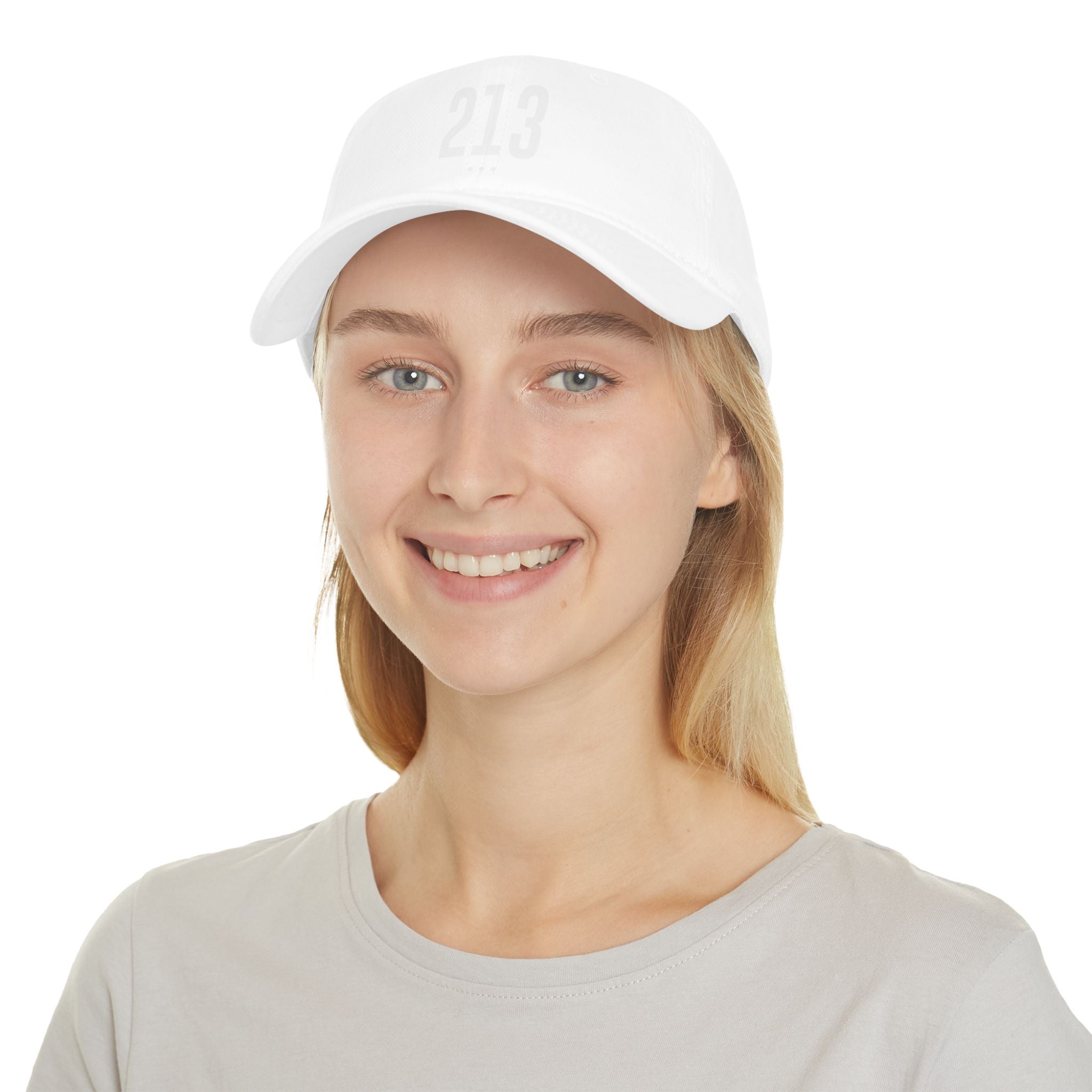 213  White Logo Low Profile Baseball Cap