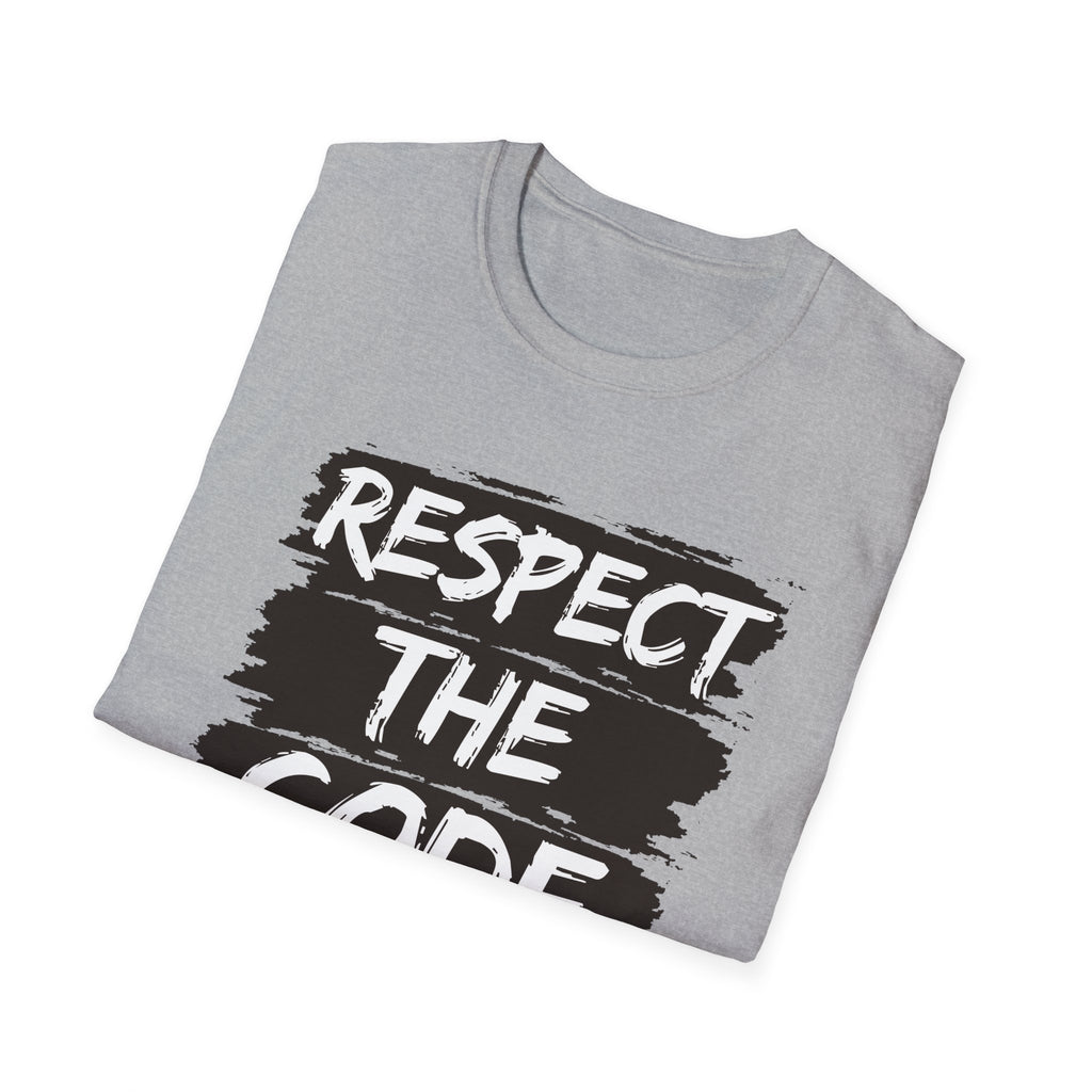 Respect the Code Unisex T-Shirt | Comfortable Graphic Tee for Everyday Wear | Perfect Gift for Artists, Creatives & Code Lovers