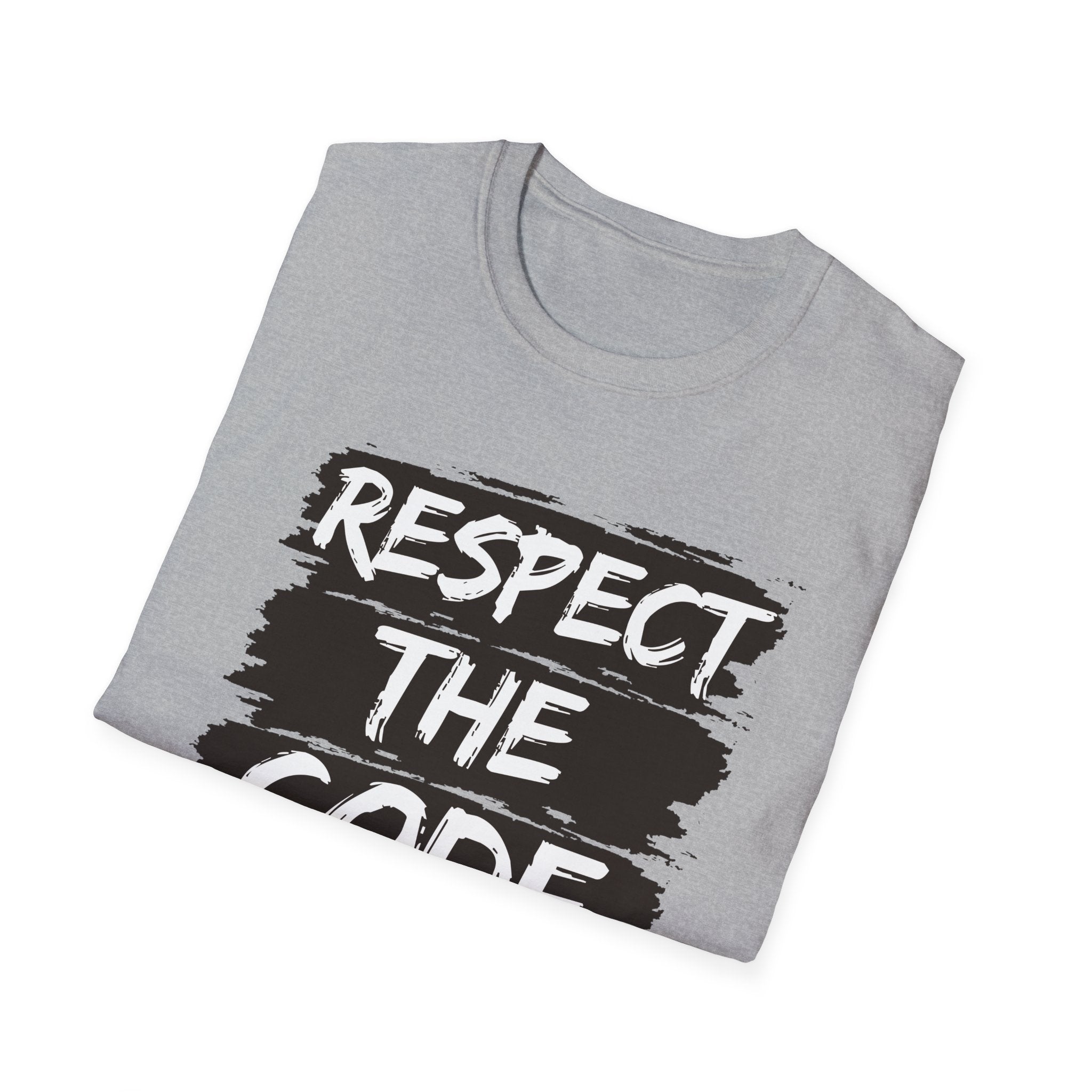 Respect the Code Unisex T-Shirt | Comfortable Graphic Tee for Everyday Wear | Perfect Gift for Artists, Creatives & Code Lovers