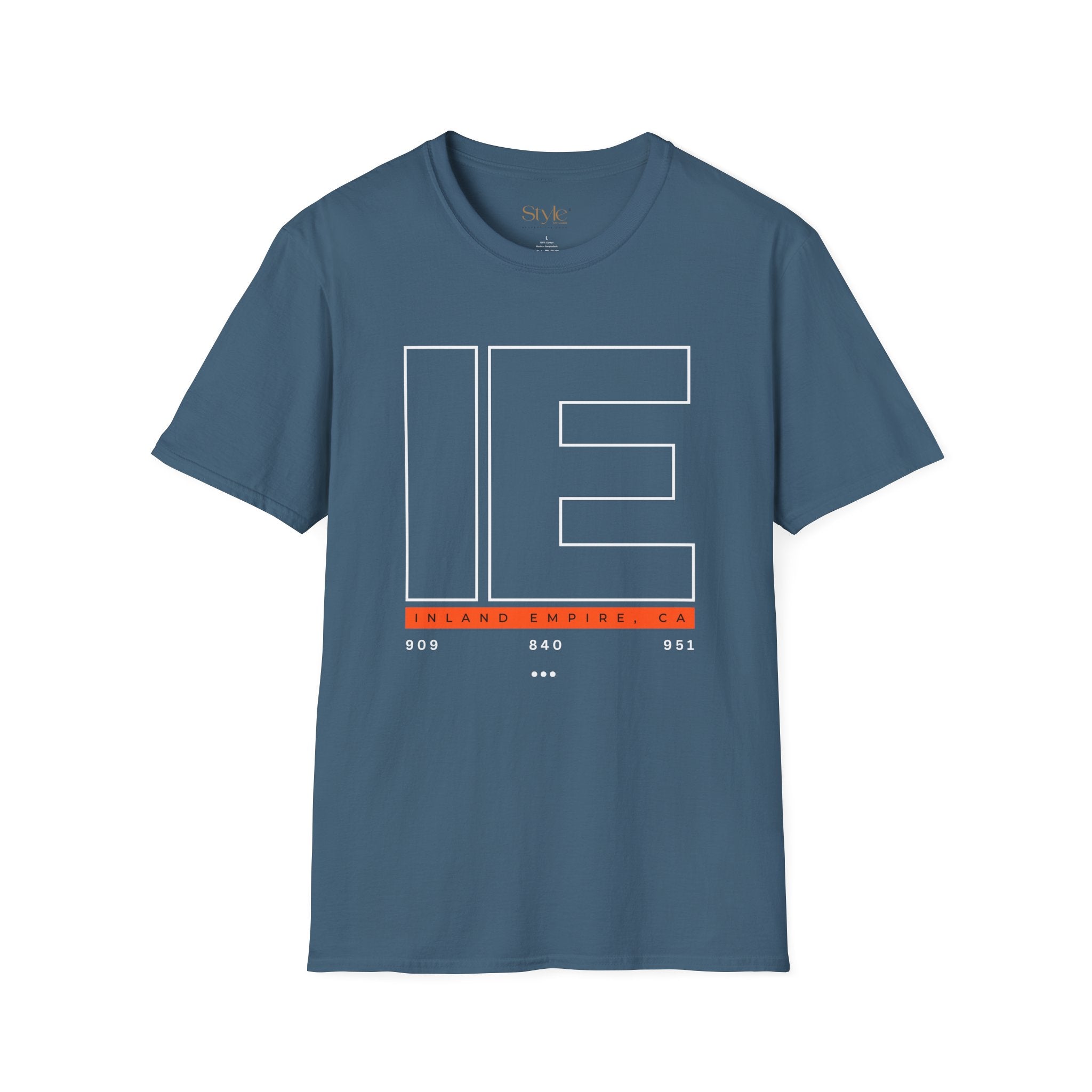Inland Empire "IE" Trendy Minimalist Unisex T-Shirt | Perfect for Casual Wear, Street Style, Gifts, Summer Festivals, Everyday Comfort