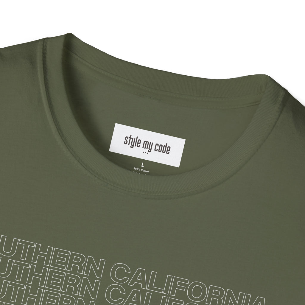 Southern California Unisex Softstyle T-Shirt - Casual Graphic Tee for Everyday Wear