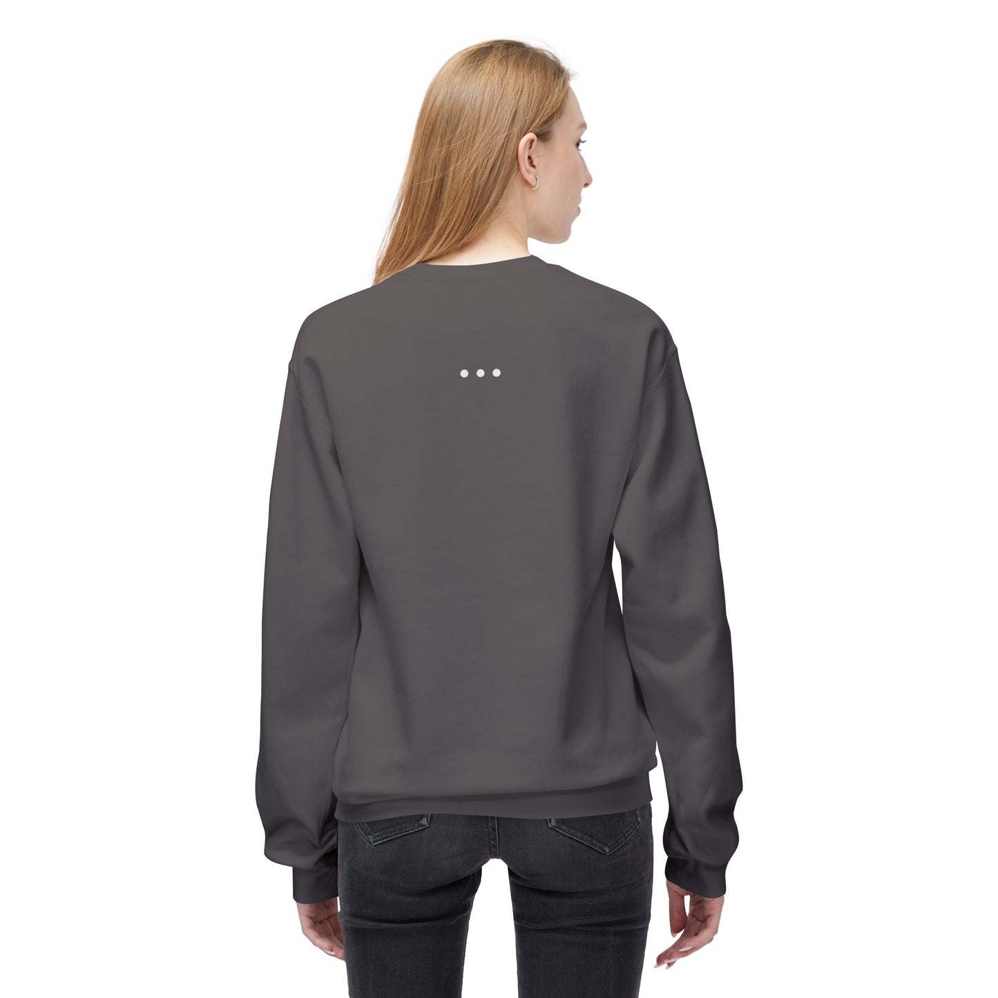 213 White Logo Front Unisex Sweatshirt