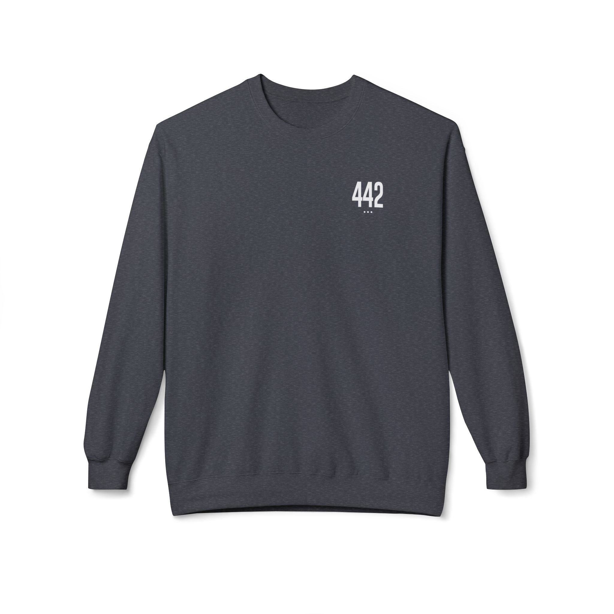 442 White Logo Unisex Crewneck Sweatshirt