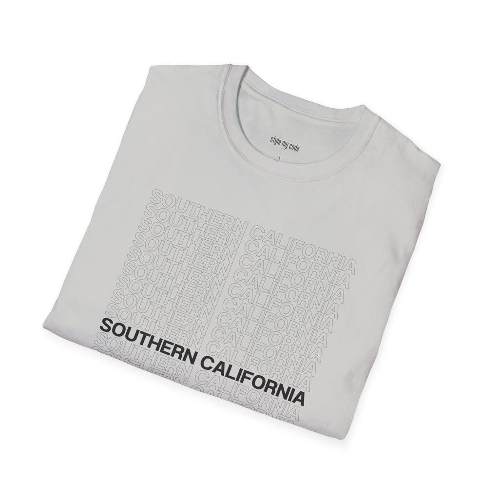 Southern California Unisex Softstyle T-Shirt - Casual Vibe for Everyday Wear