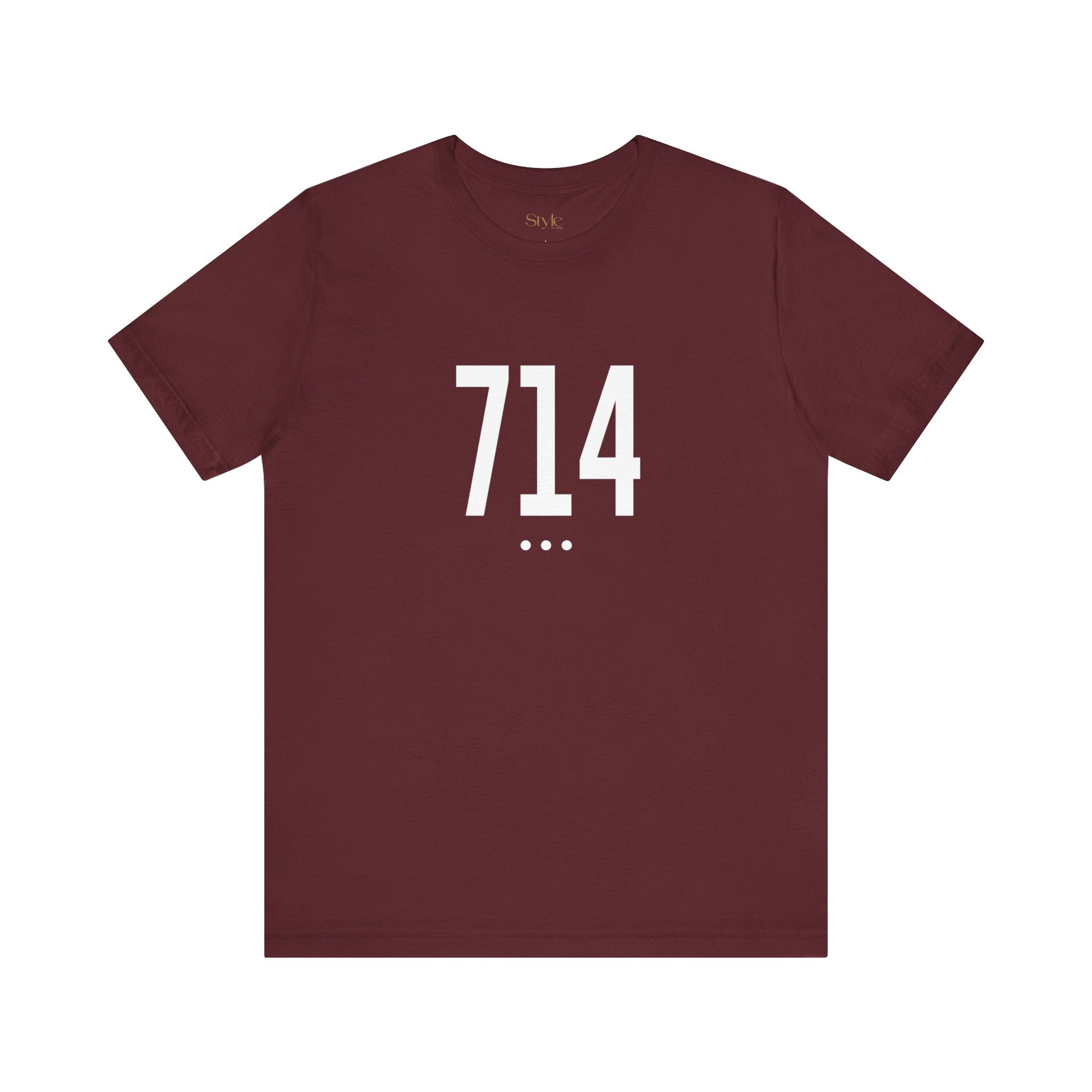 714 White Code Southern California Unisex Tee