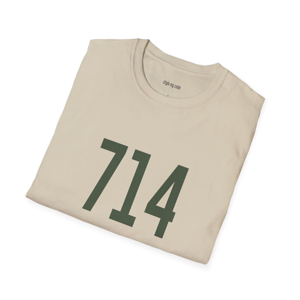 714 Logo Front T-Shirt