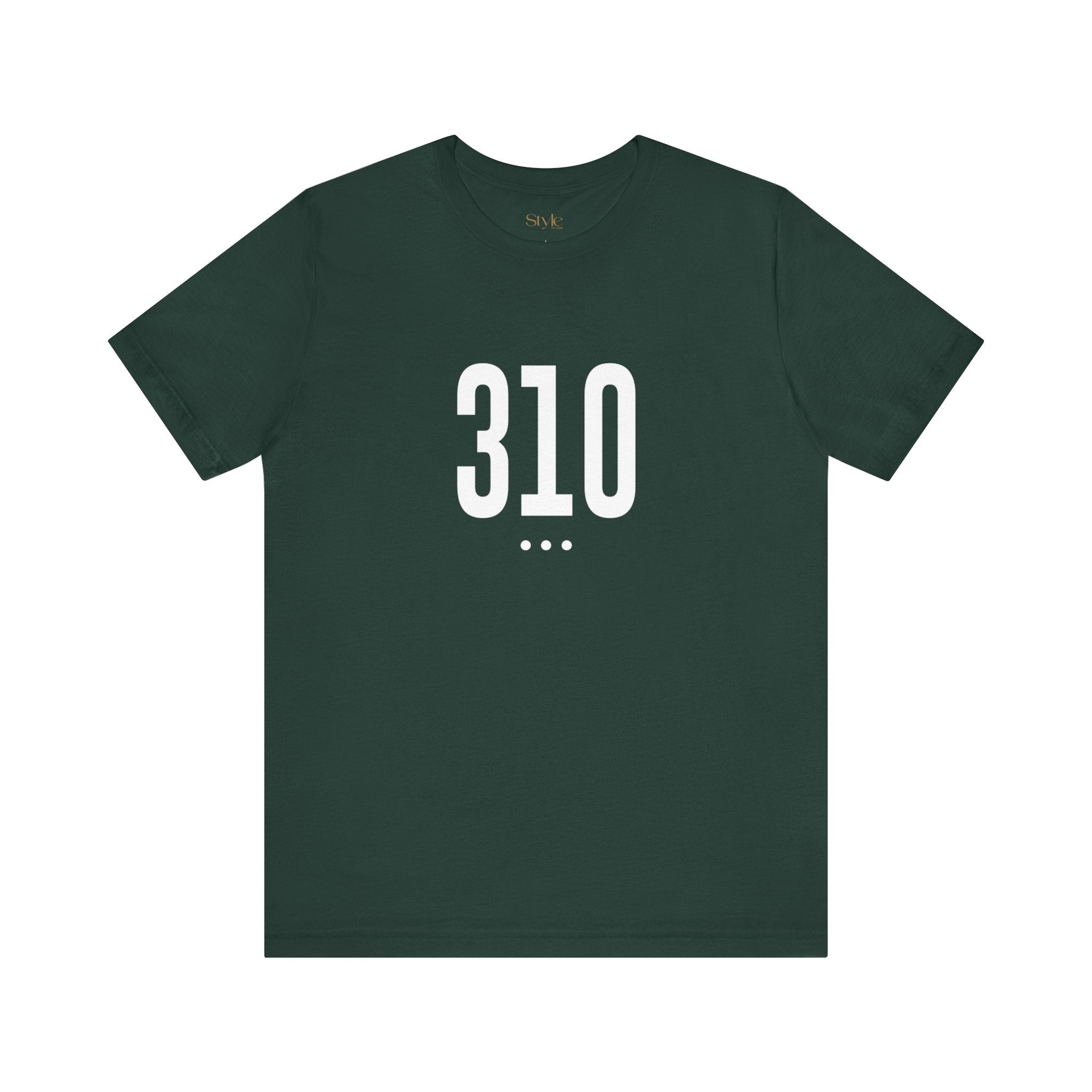 310 White Code Southern California Unisex Tee