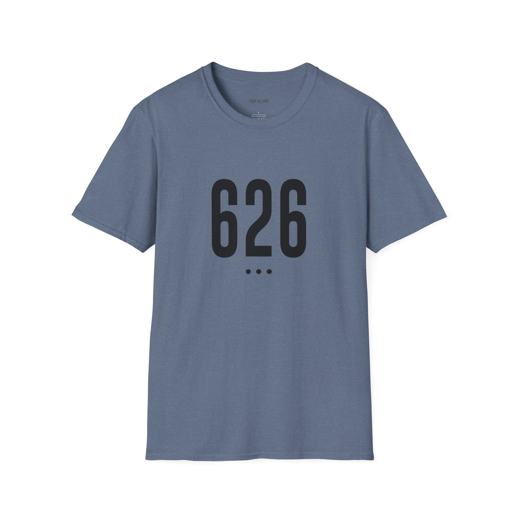 626 Unisex Black Logo Soft-style T-Shirt