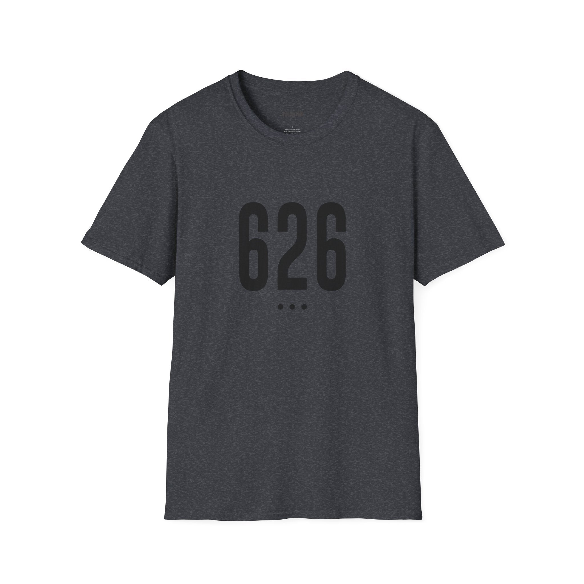 626 Unisex Black Logo Soft-style T-Shirt
