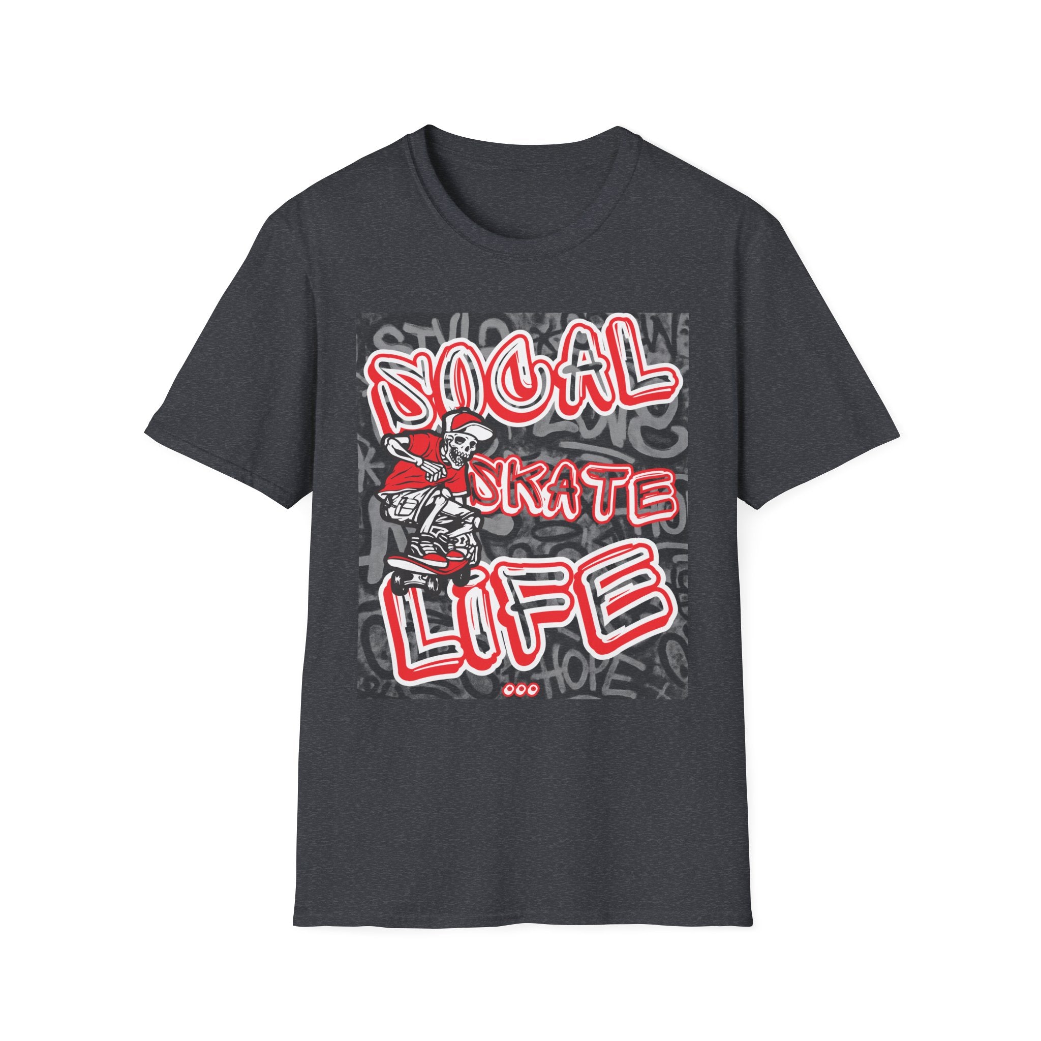 Skate Life T-Shirt - Unisex Graphic Tee, Gift for Skaters, Casual Wear, Streetwear, Birthday Present, Graphic Design