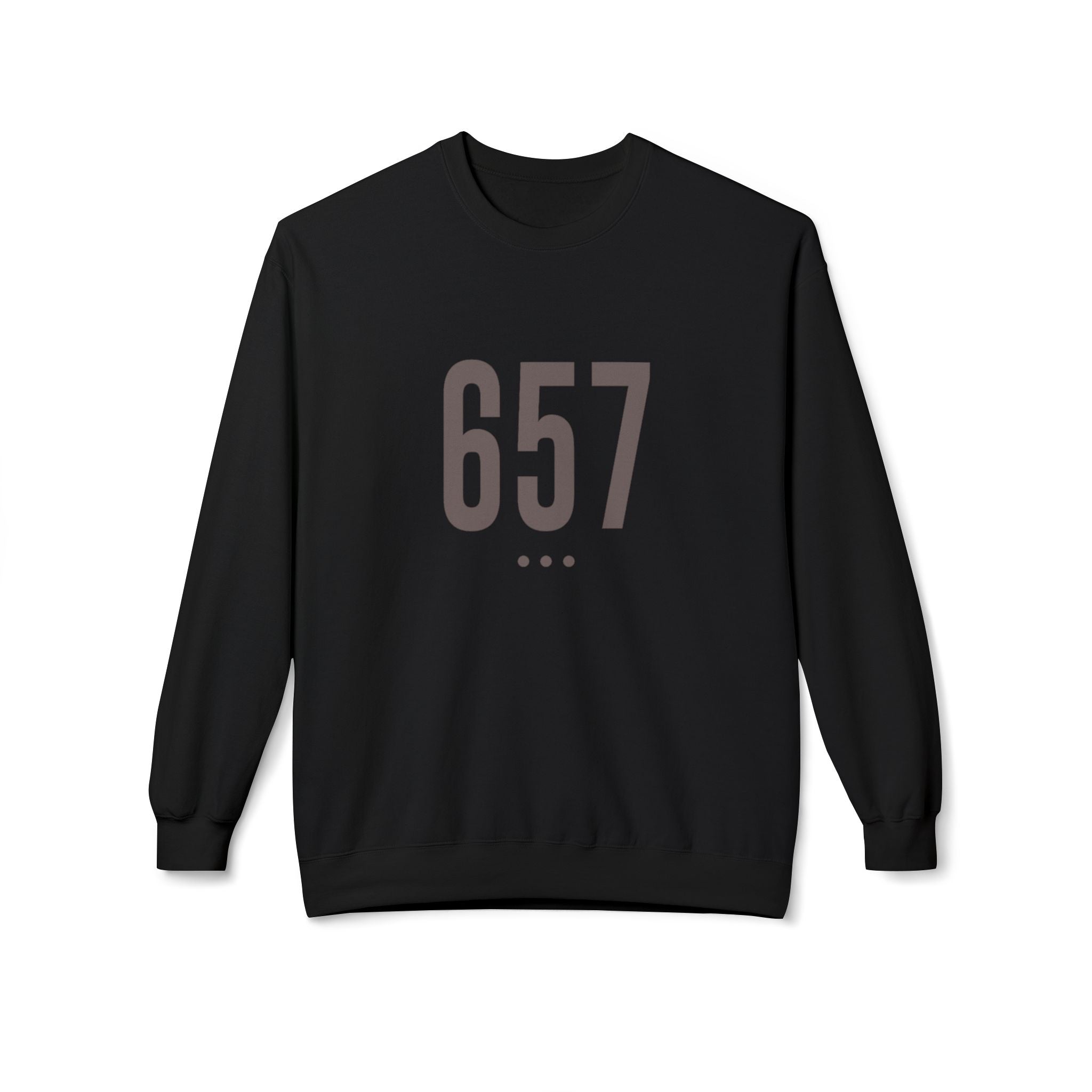 657  Logo Front Unisex Crewneck Sweatshirt