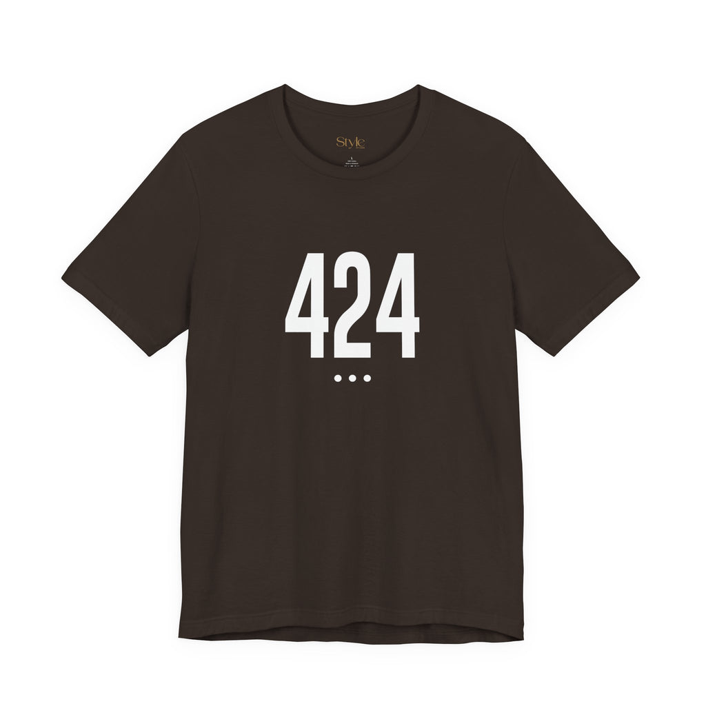 424 White Code Southern California Unisex Tee