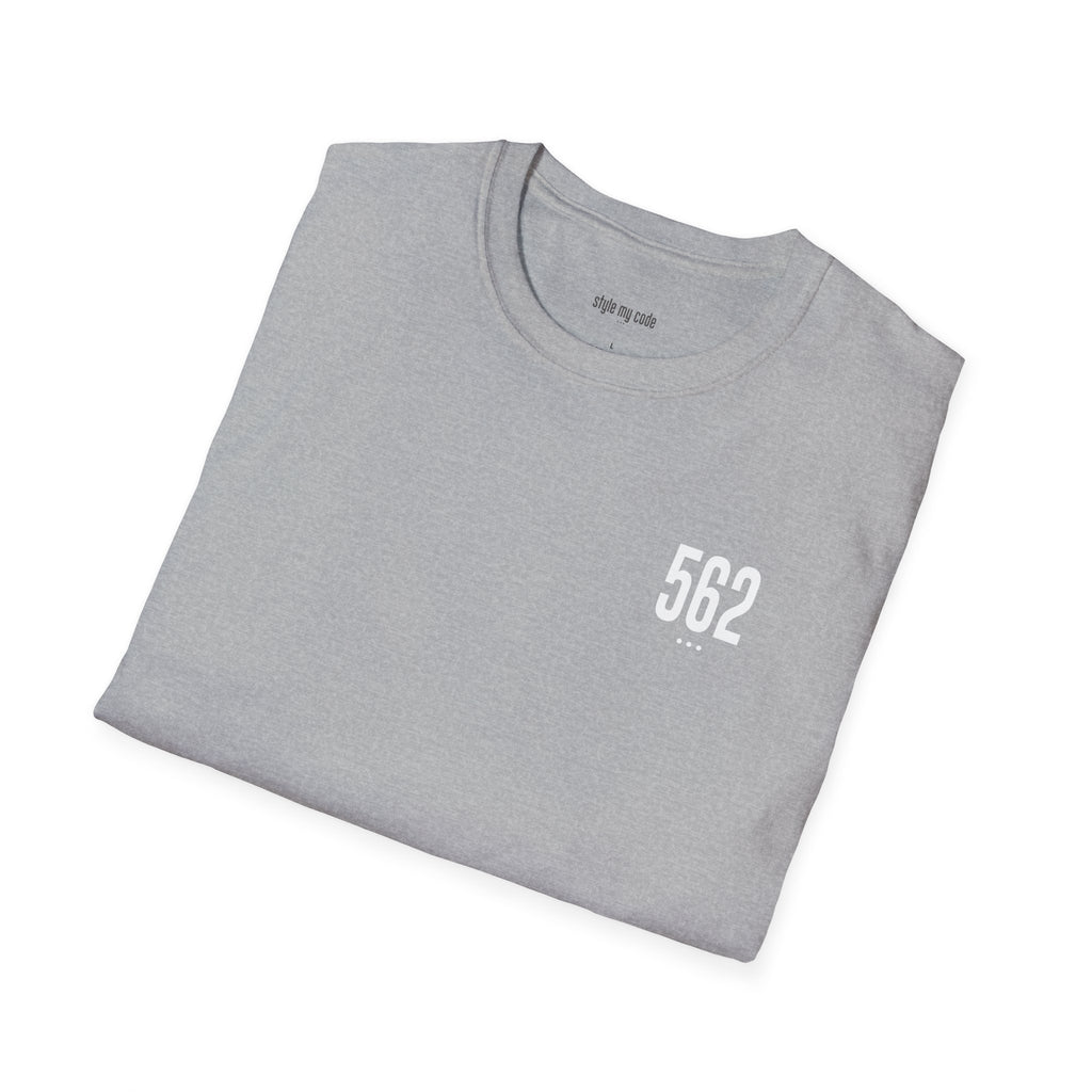 562 White Logo Unisex Softstyle T-Shirt