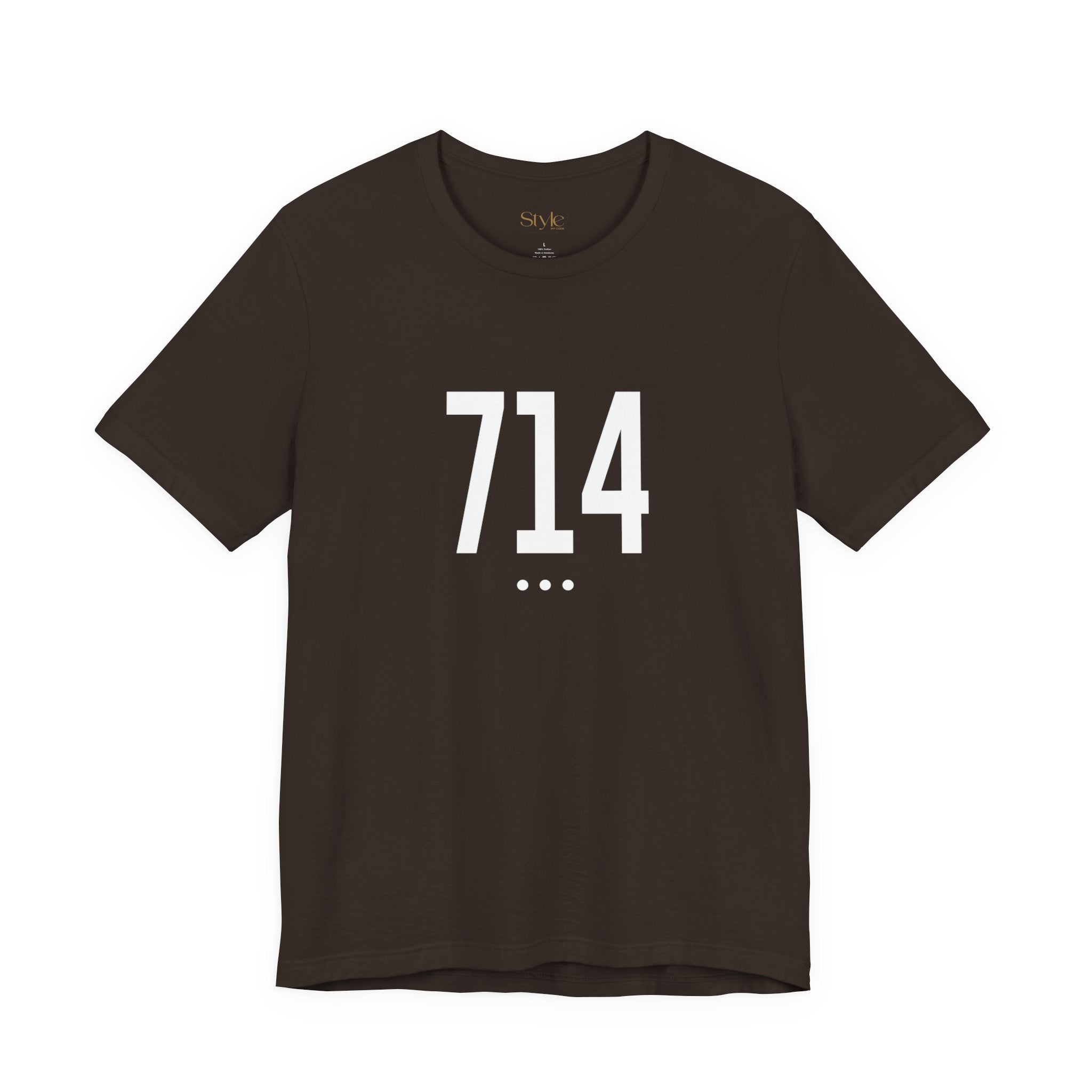 714 White Code Southern California Unisex Tee