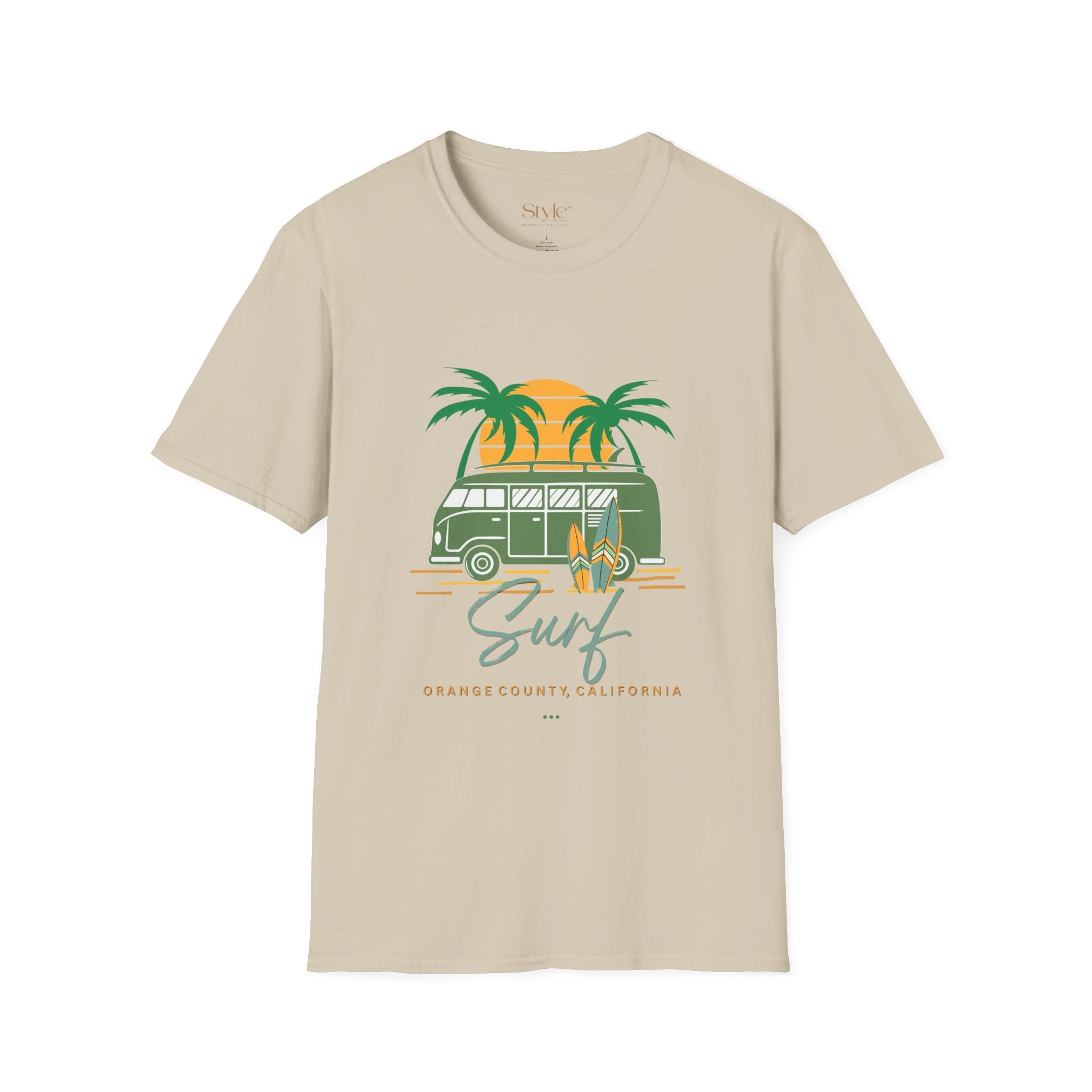 California Surf Vibes Unisex T-Shirt, Beachwear, Summer Casual Tee, Gift for Surfers, Vacation Apparel