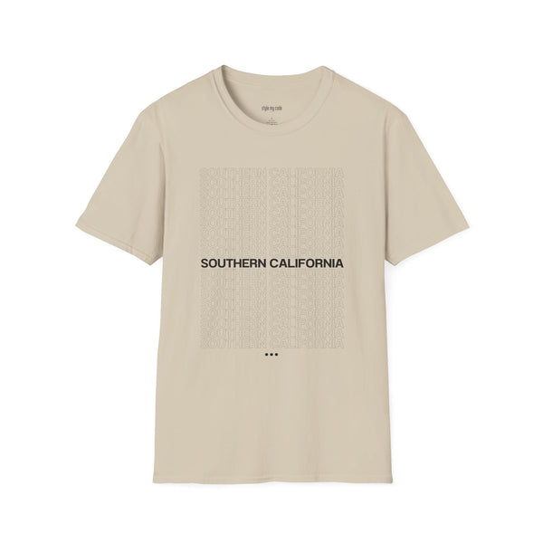 Southern California Unisex Softstyle T-Shirt - Casual Vibe for Everyday Wear