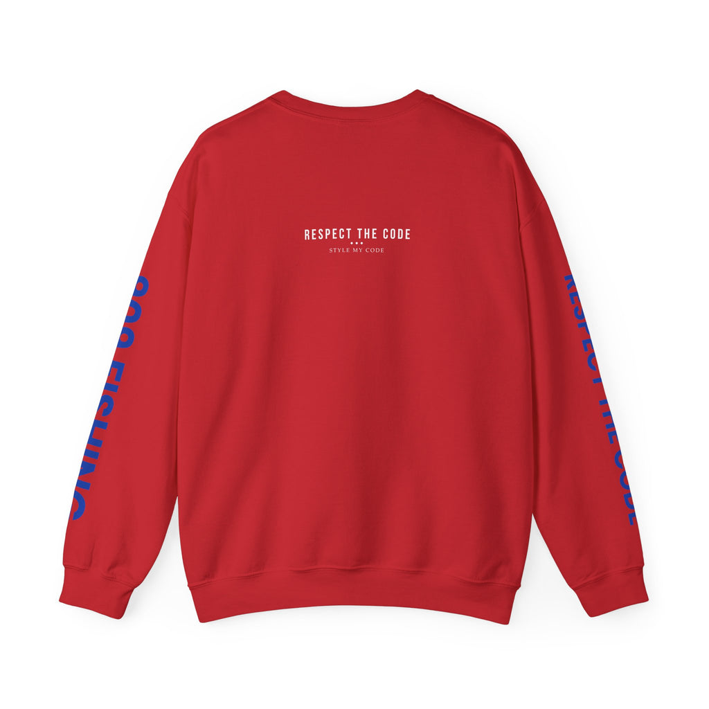 '909 Fishing' Crewneck Sweatshirt - for the Inland Empire Fisherman