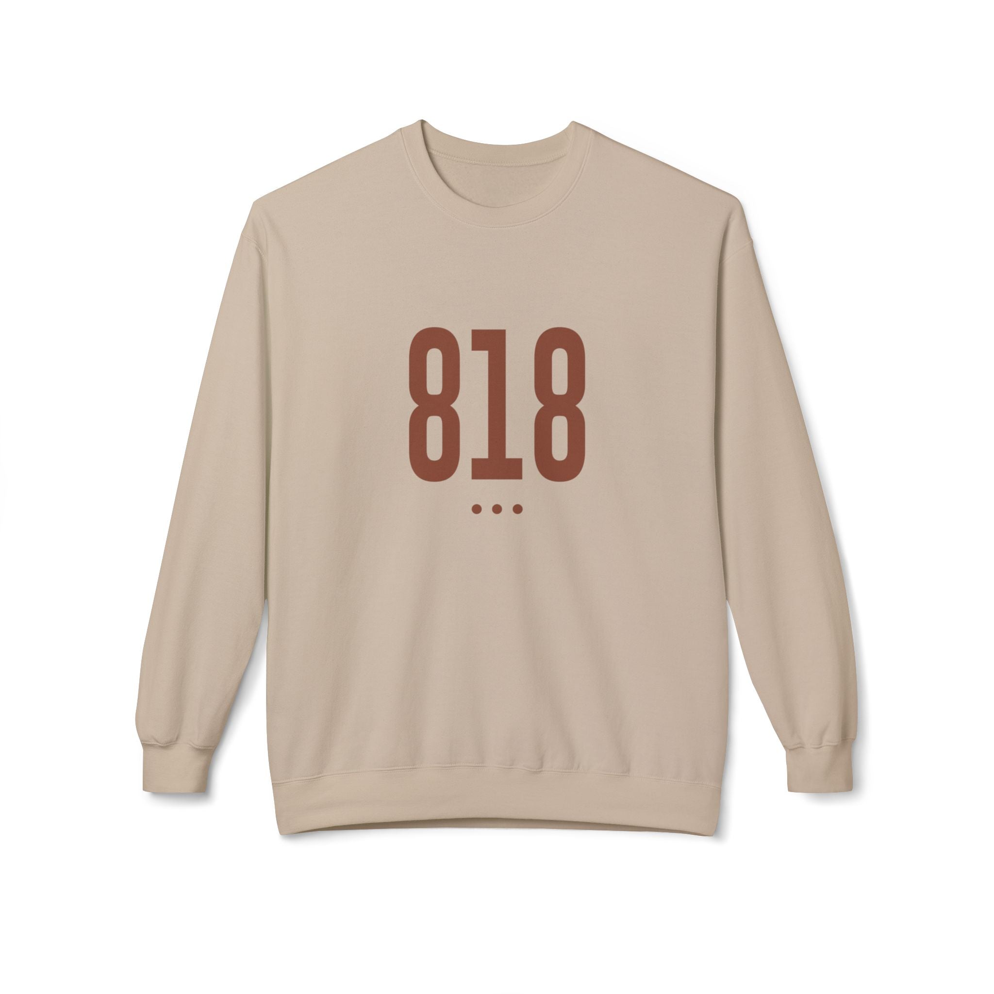 818 Logo Front Crewneck Sweatshirt