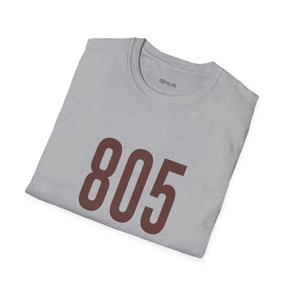 805 Logo Front Unisex Soft-style T-Shirt