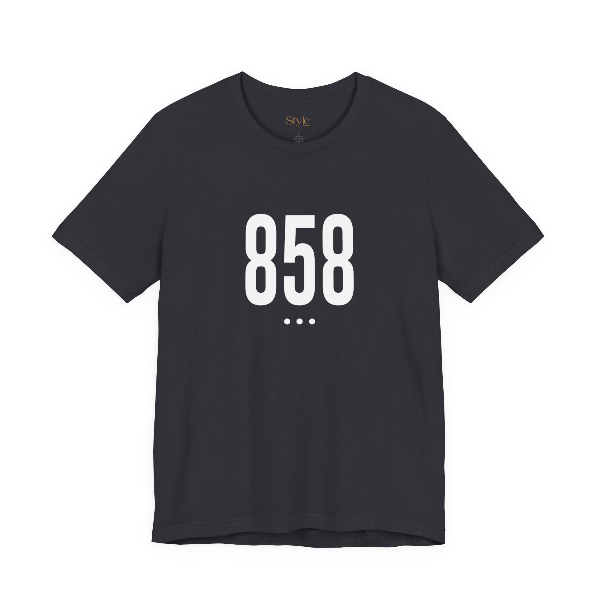 858 White Code Southern California Unisex Tee