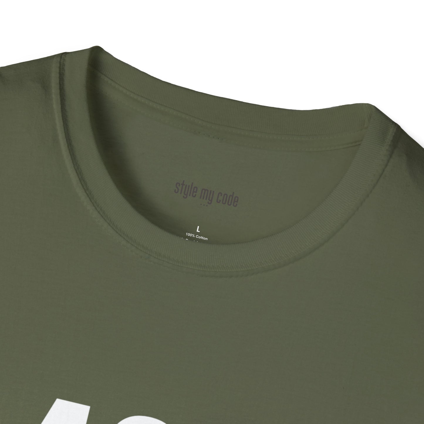 424 White Logo Front Unisex Softstyle T-Shirt