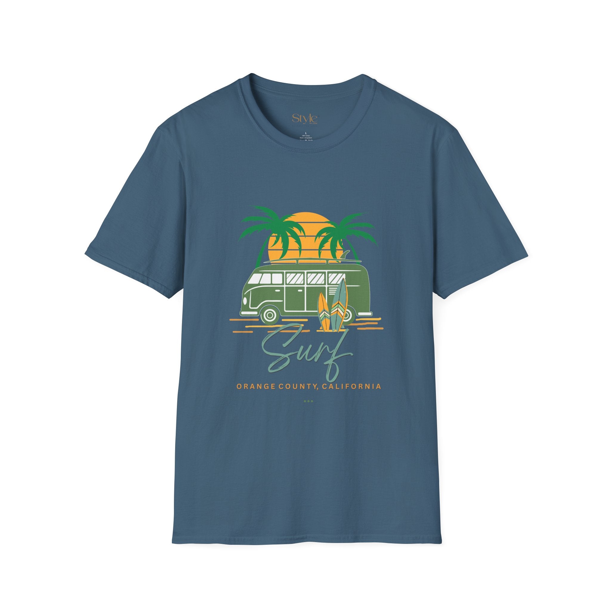 California Surf Vibes Unisex T-Shirt, Beachwear, Summer Casual Tee, Gift for Surfers, Vacation Apparel