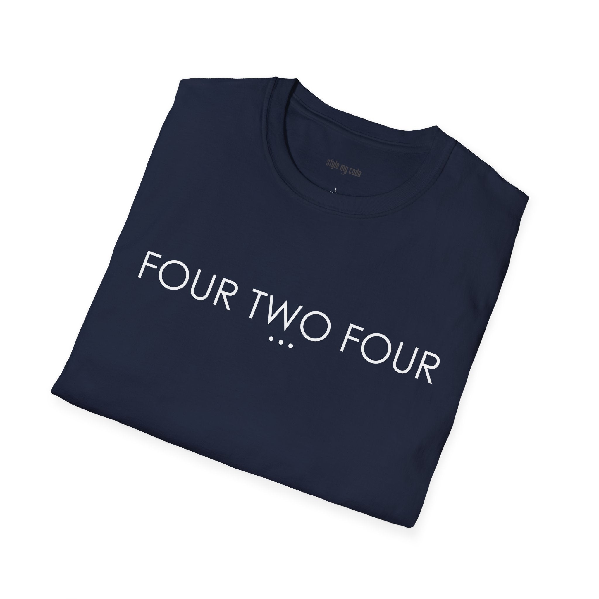 'Four Two Four' Design T-Shirt