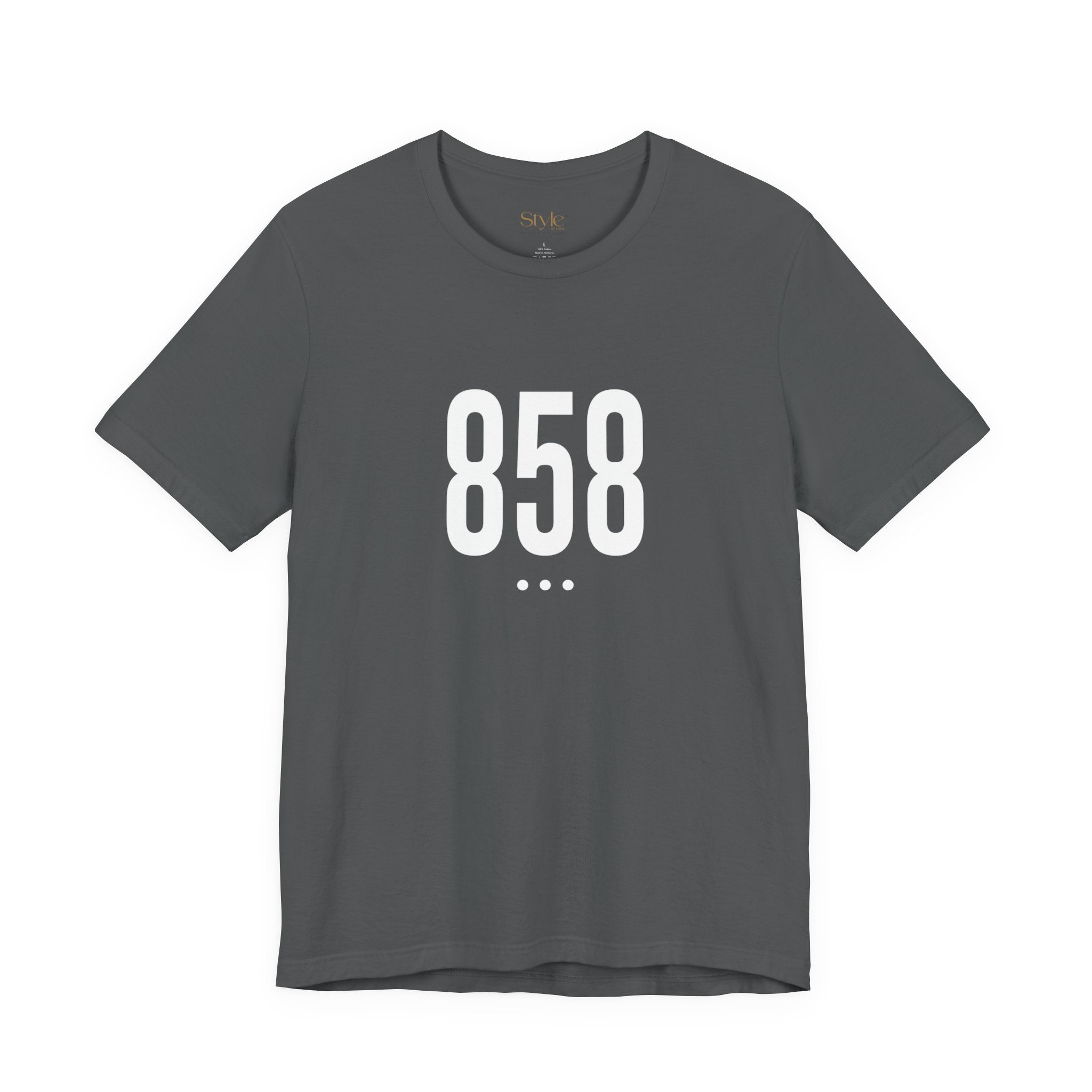 858 White Code Southern California Unisex Tee