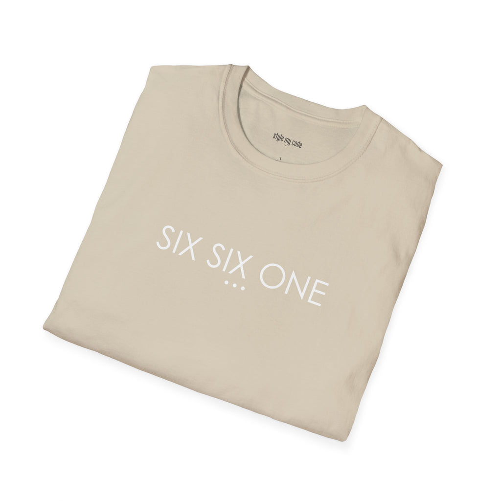 "SIX SIX ONE" Design T-Shirt